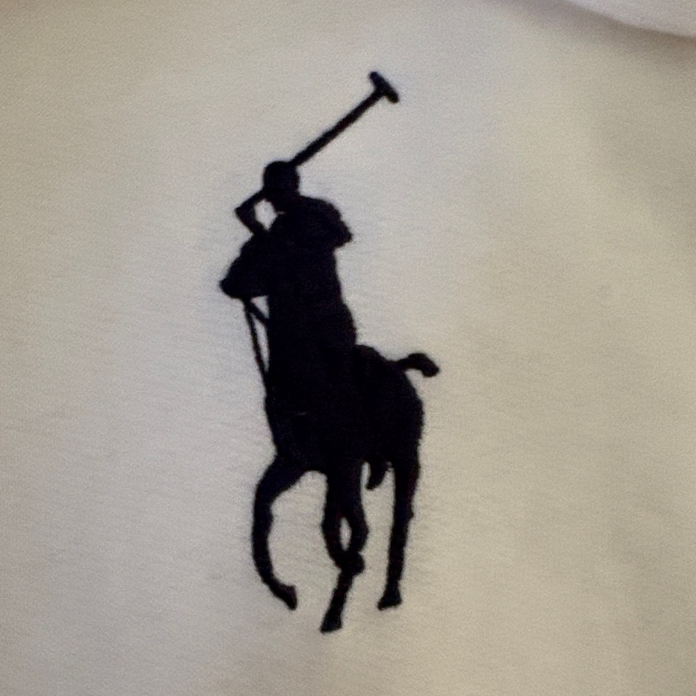 Polo by Ralph Lauren Cream Hoodie with Logo XS - Picture 3 of 7